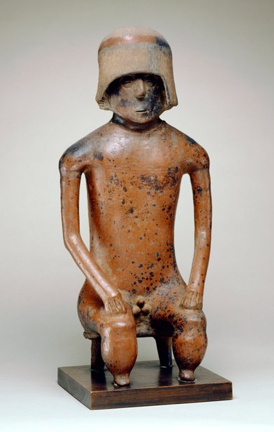 Seated Male with Helmet by Jalisco